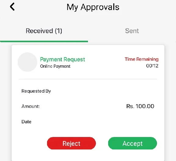 payment screenshot